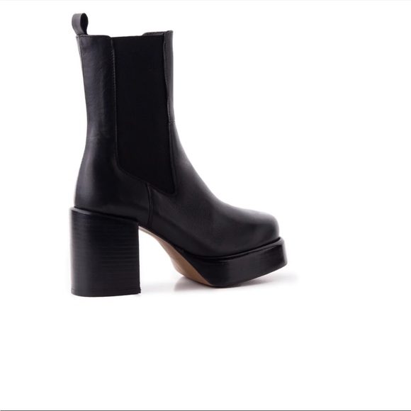 L’intervalle Banton Black Leather Boots EU 37 - Picture 3 of 8